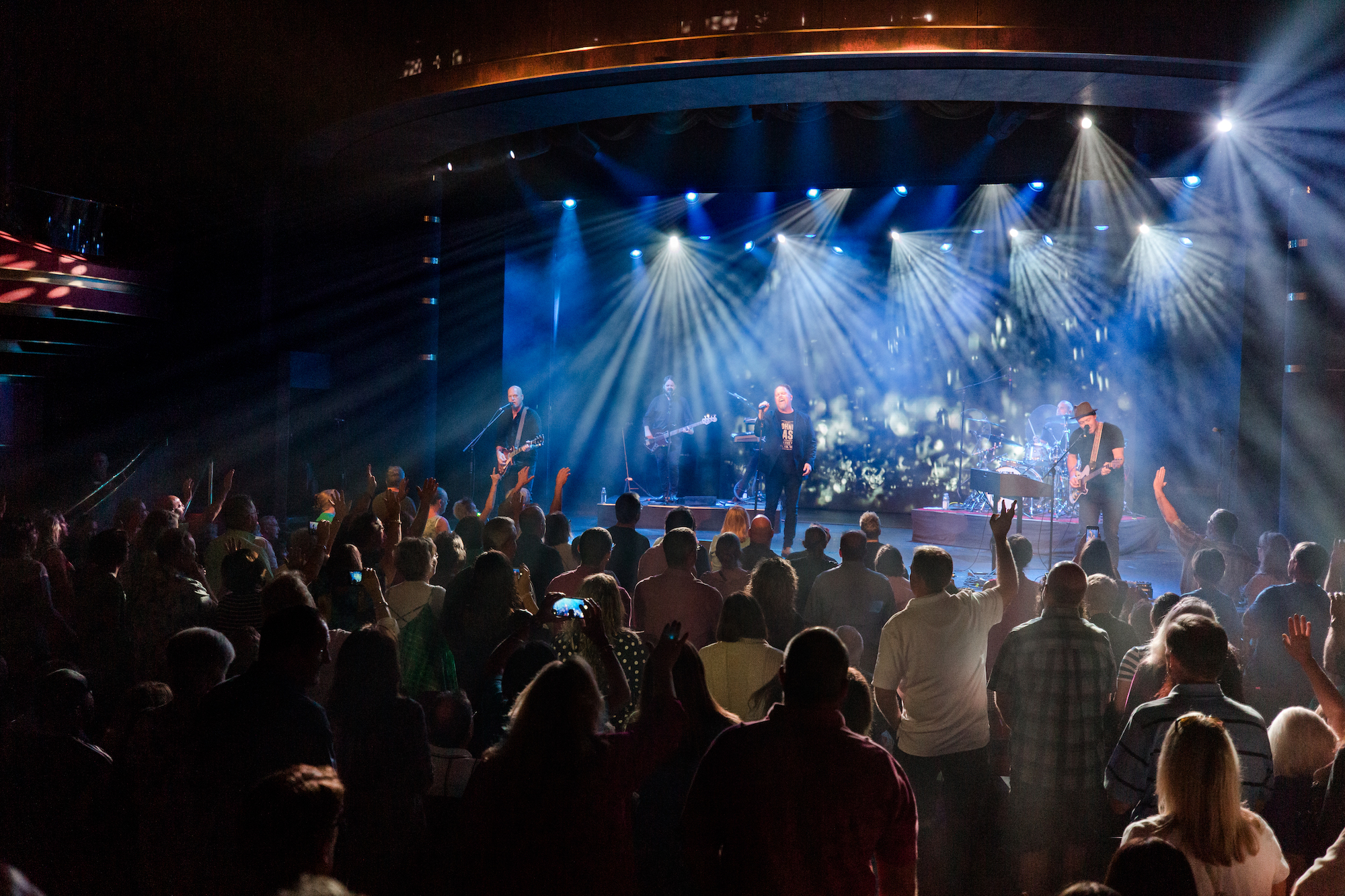 MercyMe performing on their MercyMe at Sea Caribbean Cruise