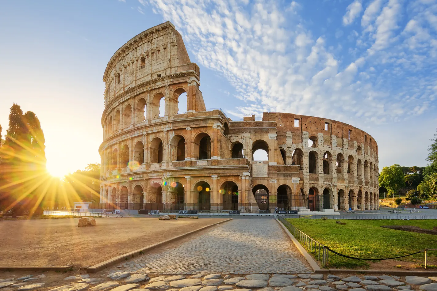 The Colosseum in Rome, Italy